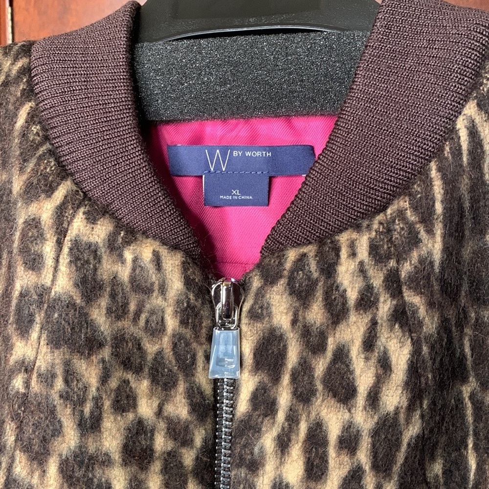 NWT THE WORTH COLLECTION BOMBER JACKET SZ XL ~> “LUXURIOUS FIND” <~!